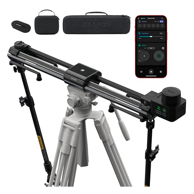 Zeapon Micro3 E1000 Motorized Camera Slider + PONS PT Motorized Pan Head + torba - 3